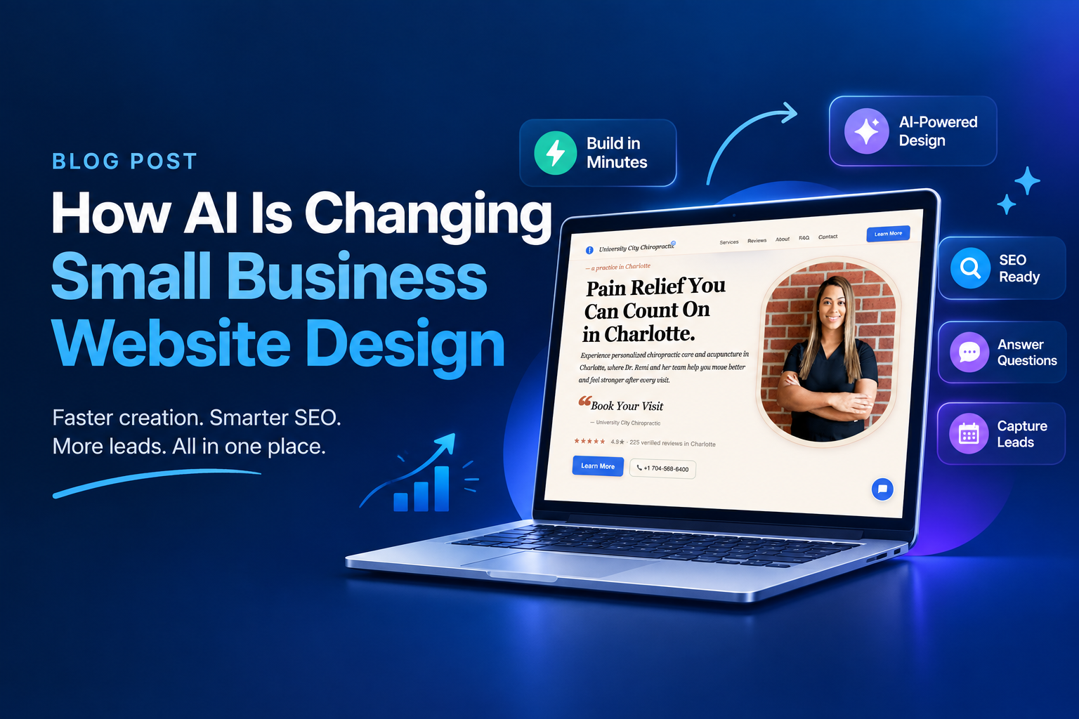 How AI is changing small business website design - a comparison of siteneuro vs durable vs framer