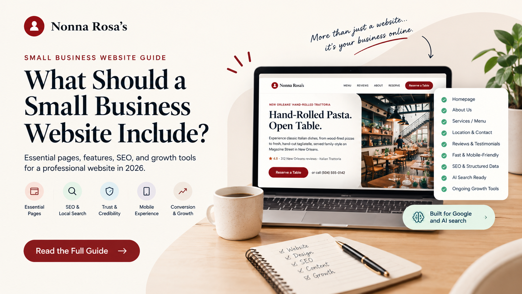 small business website guide