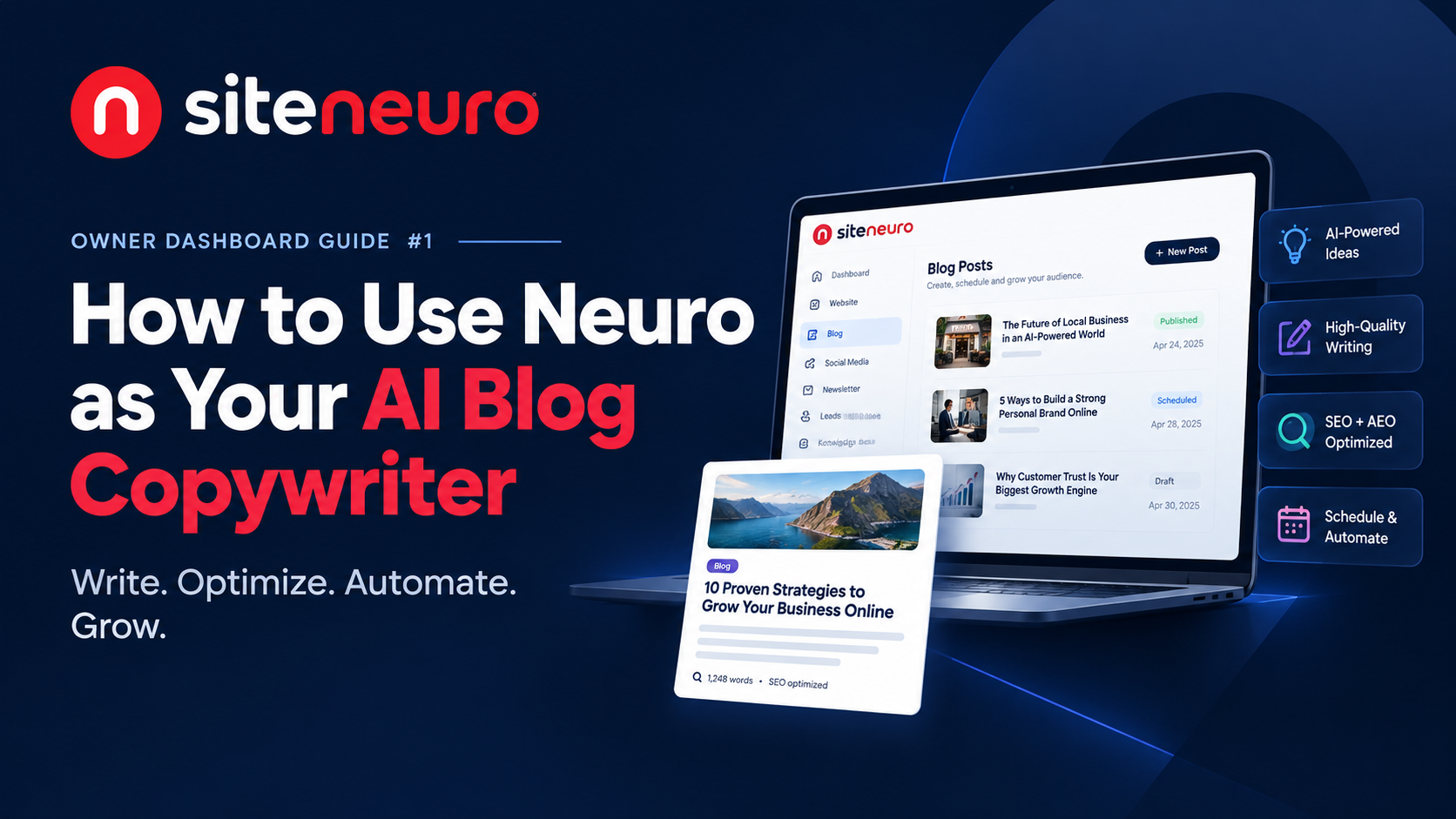 How to Use Neuro as Your AI Blog Copywriter