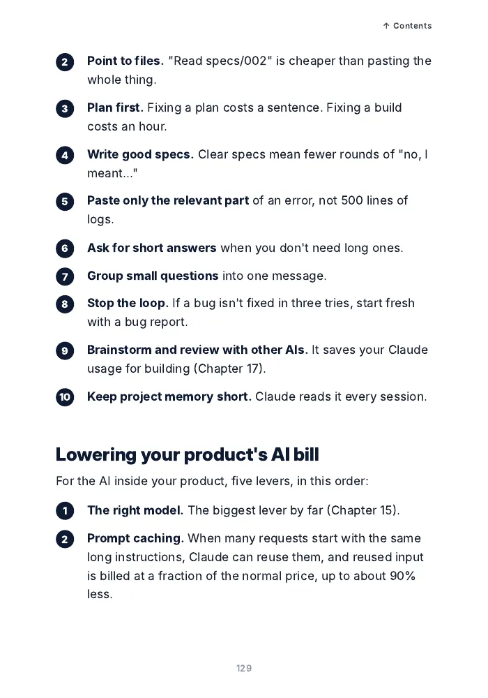 Inside Chapter 16: how to lower your product's AI bill