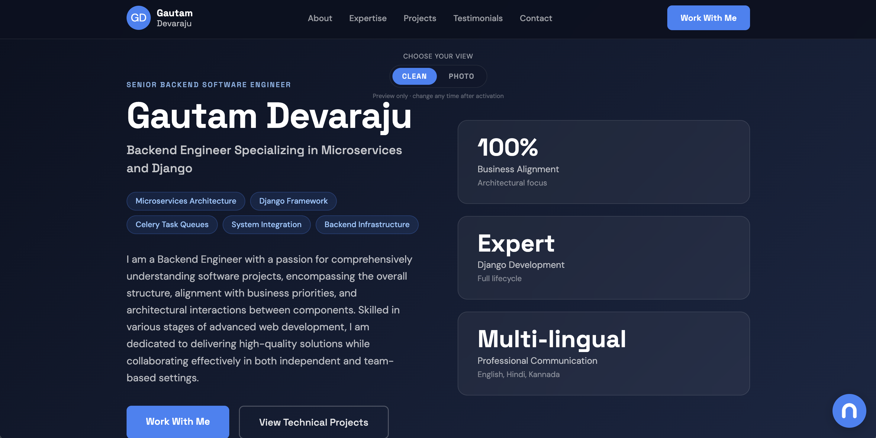 Software Engineer - Clean View