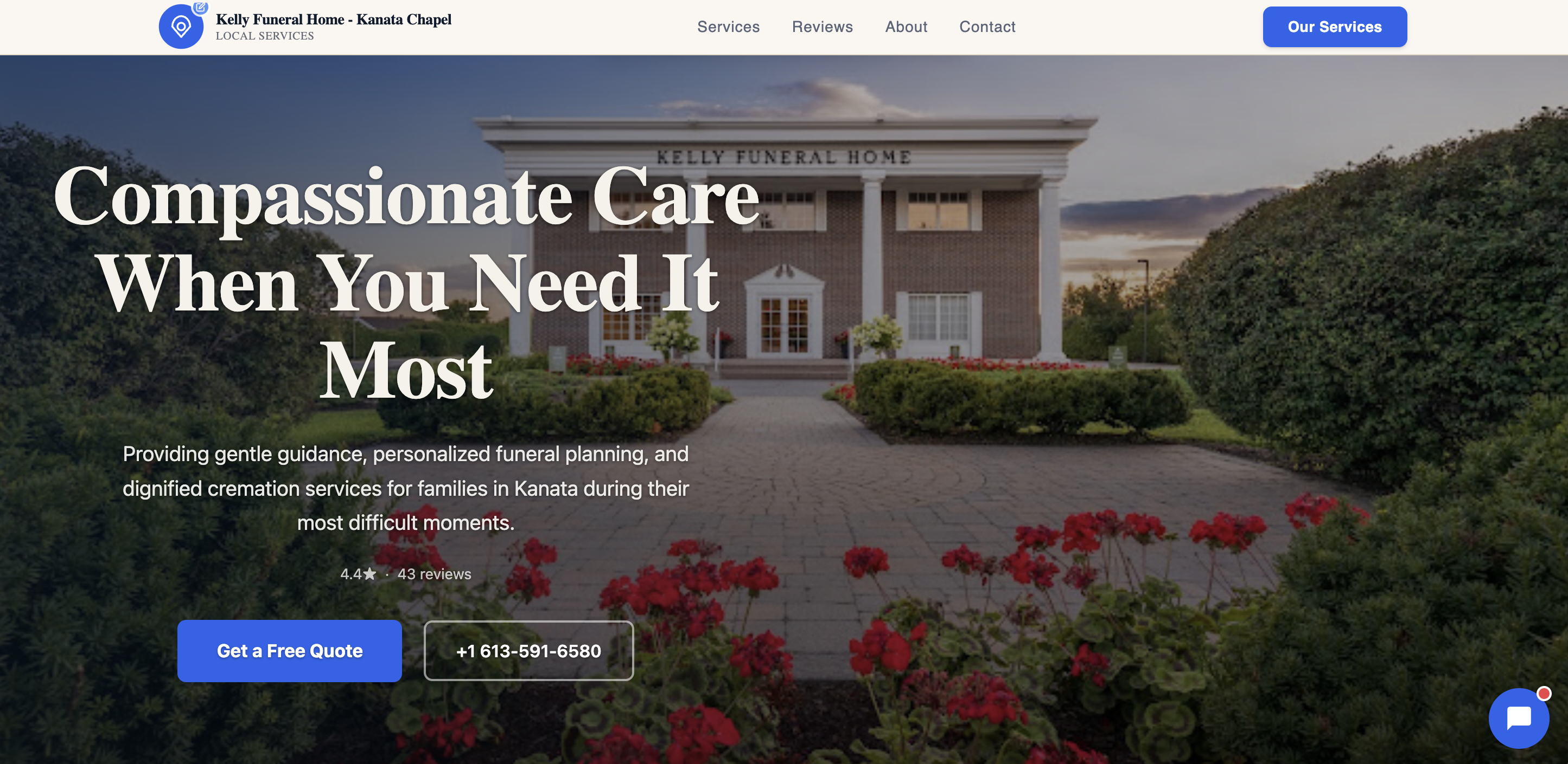 Funeral Home Background View