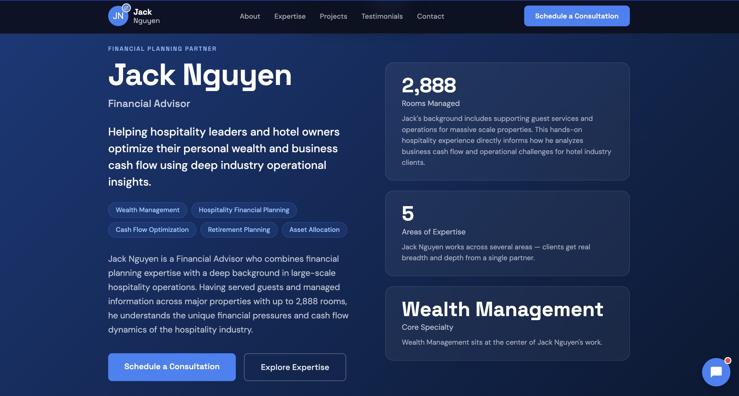Financial Advisor - Clean View