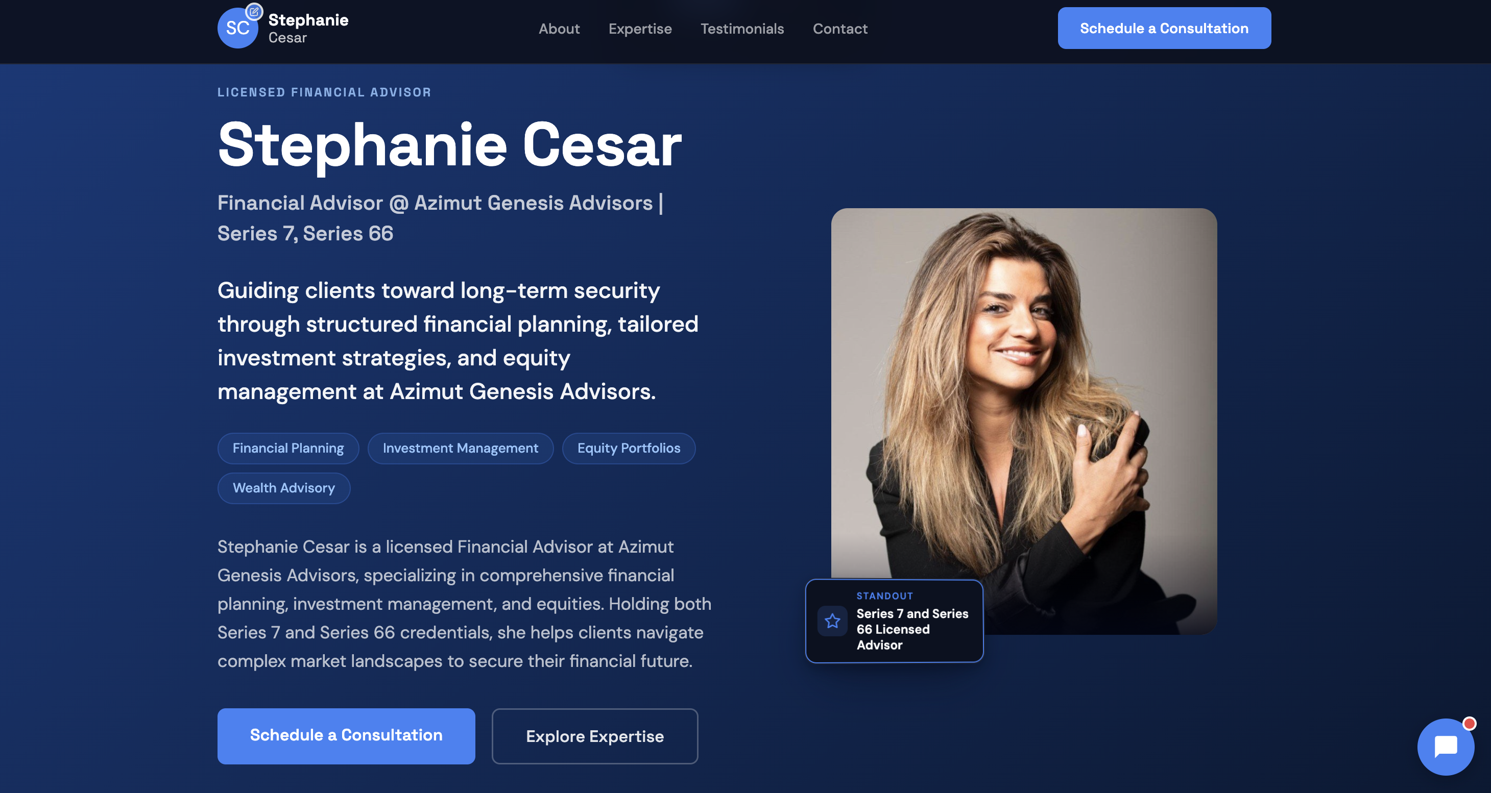 Financial Advisor - Photo View