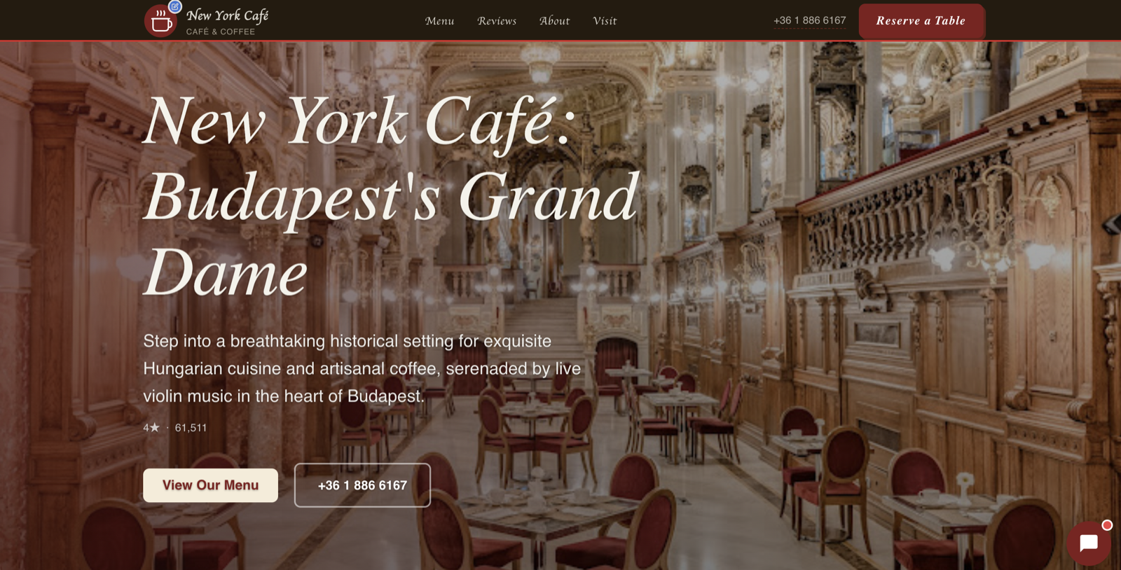 Cafe & Restaurant Background View