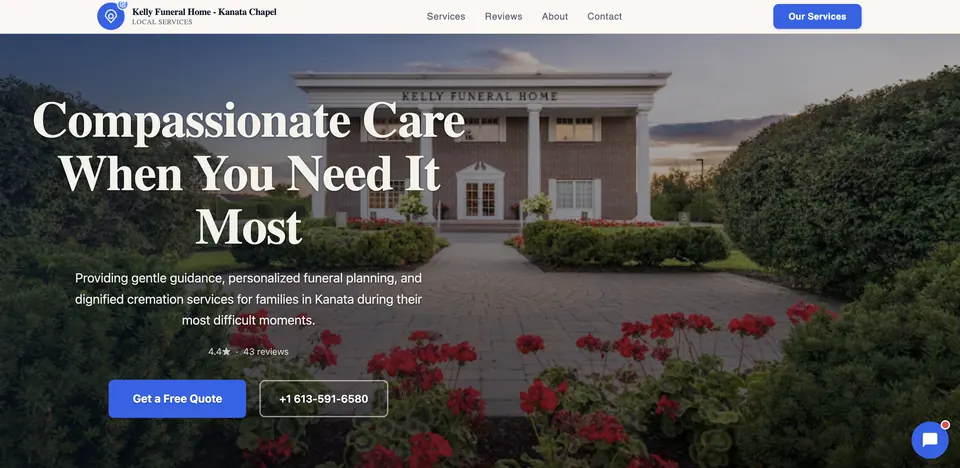 Funeral Home Background View