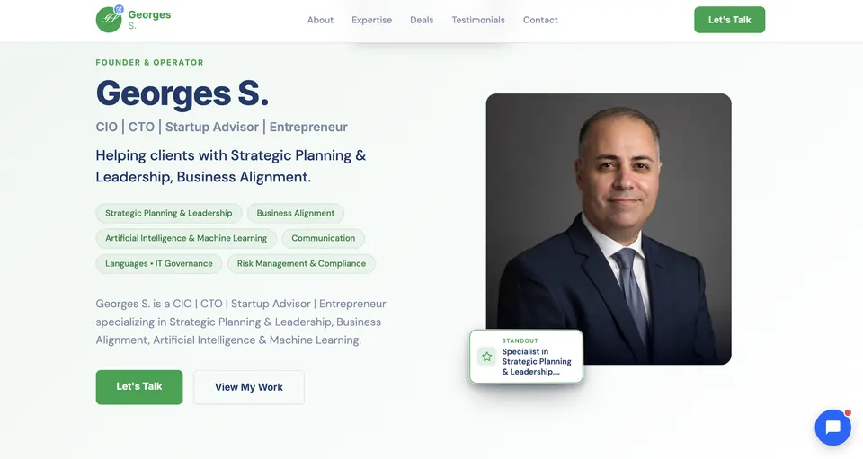 Startup Advisor - Photo View