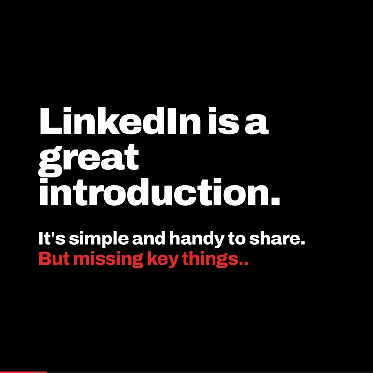 SiteNeuro for Professionals carousel — cover slide reading "LinkedIn is a great introduction."
