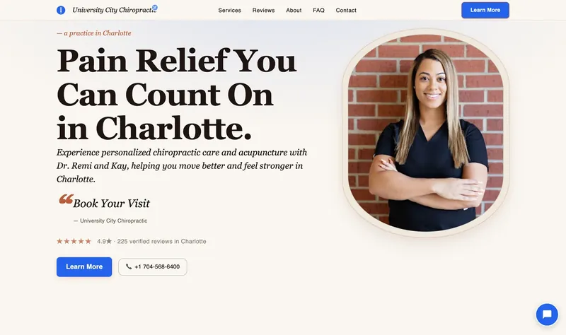 A local business site built by Neuro