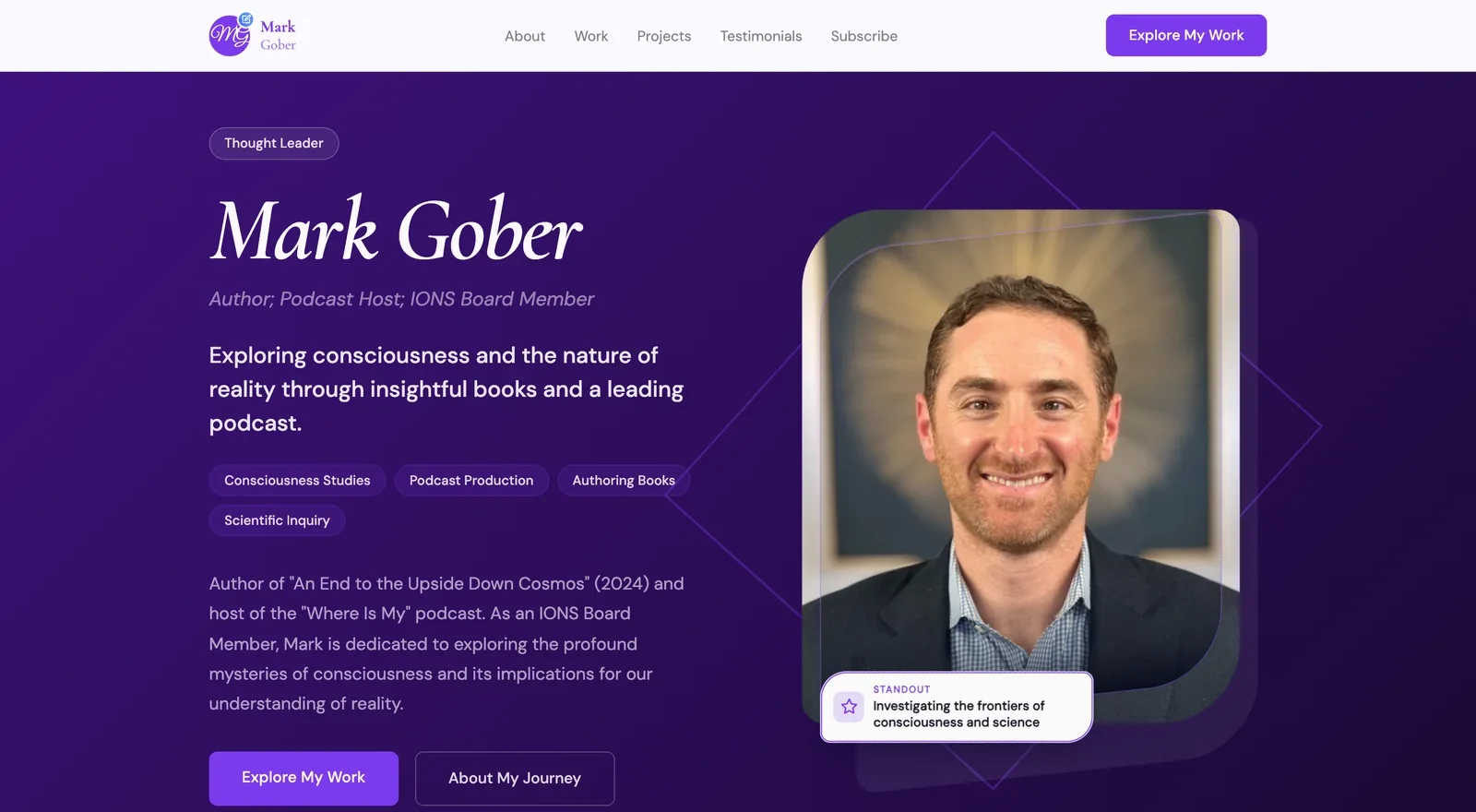 Author website built by Neuro