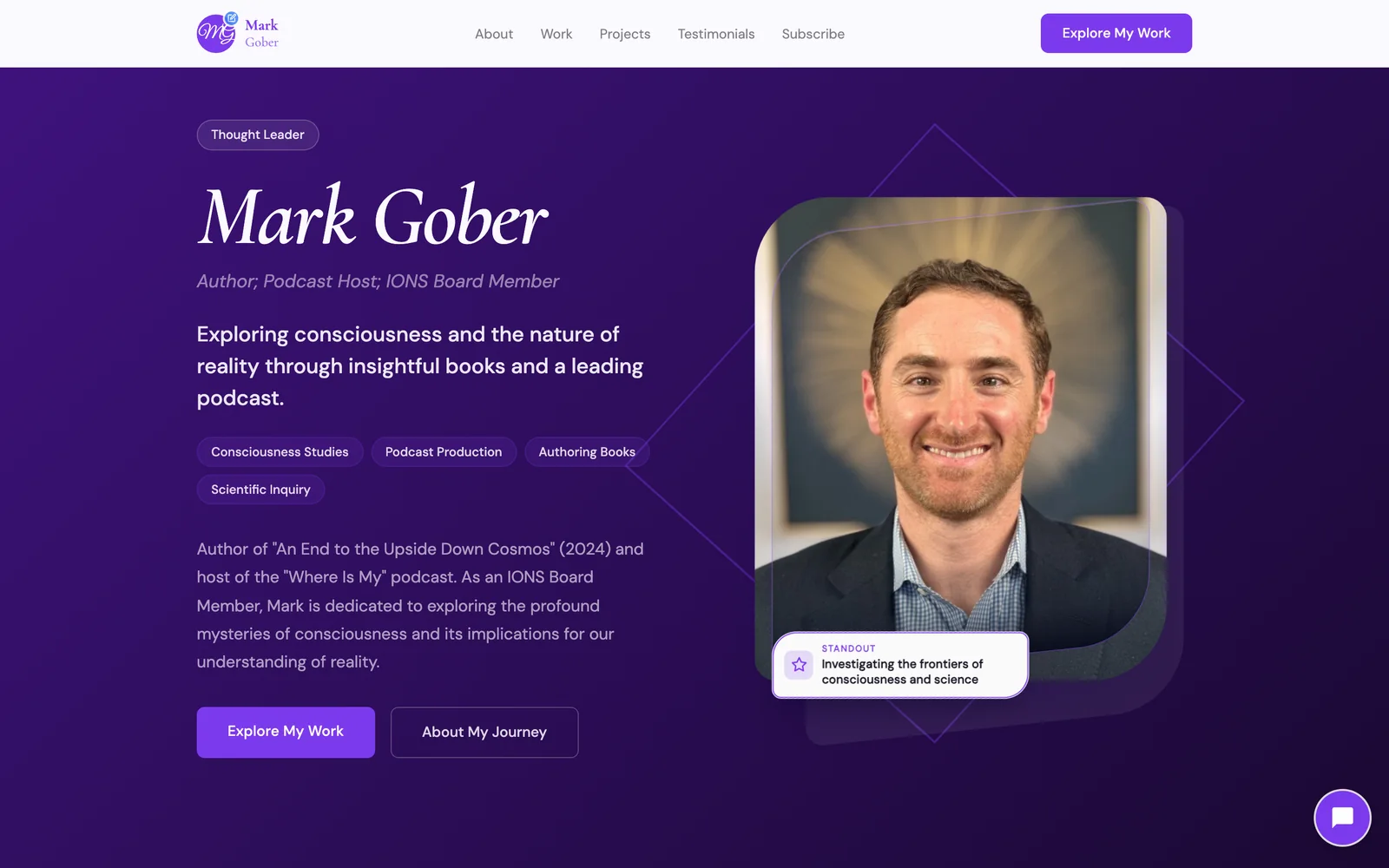 Author personal site built by Neuro