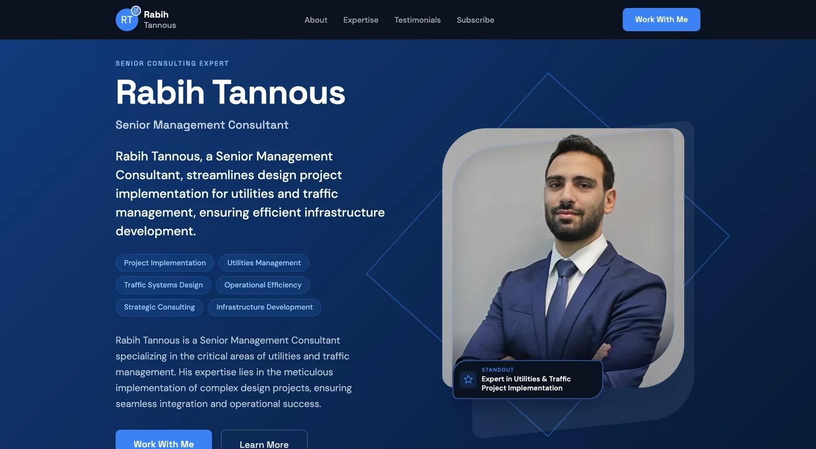 Consultant website built by Neuro